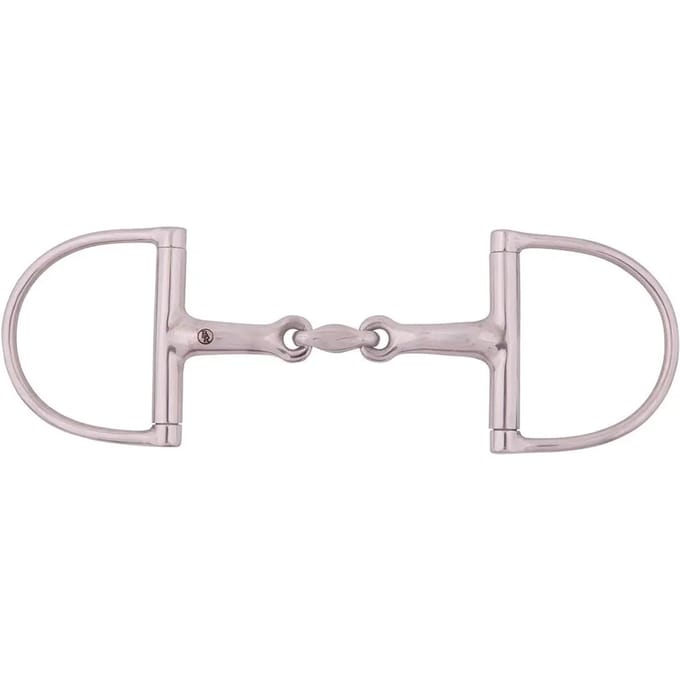 Verdun paardenbit, dubbel bit, massief roestvrij staal BR Equitation