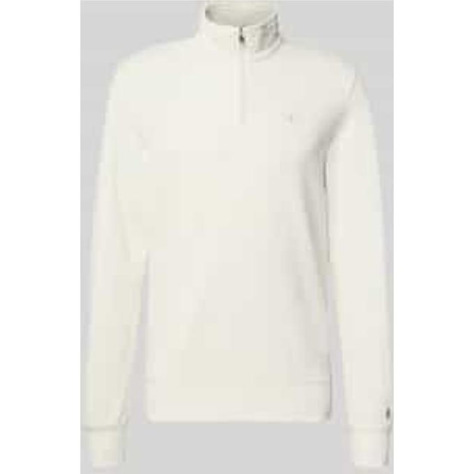 sweatshirt met opstaande kraag en ritssluiting