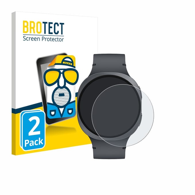 BROTECT - Screenprotector voor Samsung Galaxy Watch 8 / 9 (44 mm) - Folie Beschermfolie matte 2 Stuks