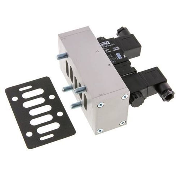 5/2 ISO 5599-3 Bi-Stabiel Magneetventiel 24V DC 2-10bar/28-140psi Airtec