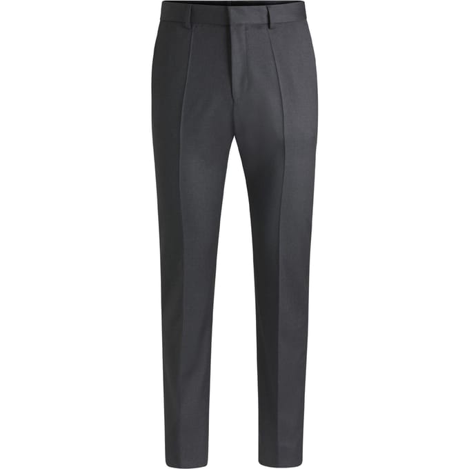 Boss Heren H-Lenon Broek Regular (Grijs)