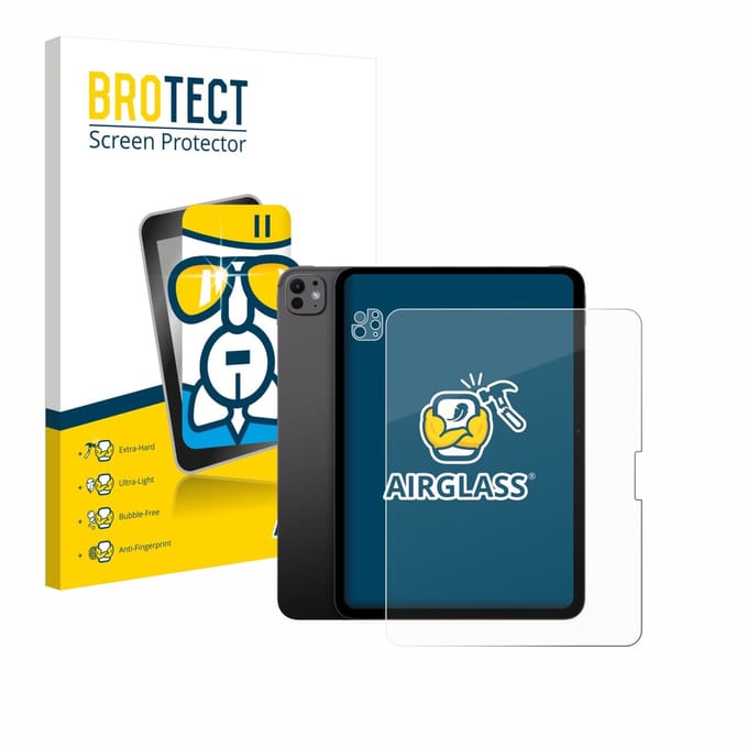 Screenprotector voor Apple iPad Pro 13" 2025 (Voor+Camera) Beschermglas transparant
