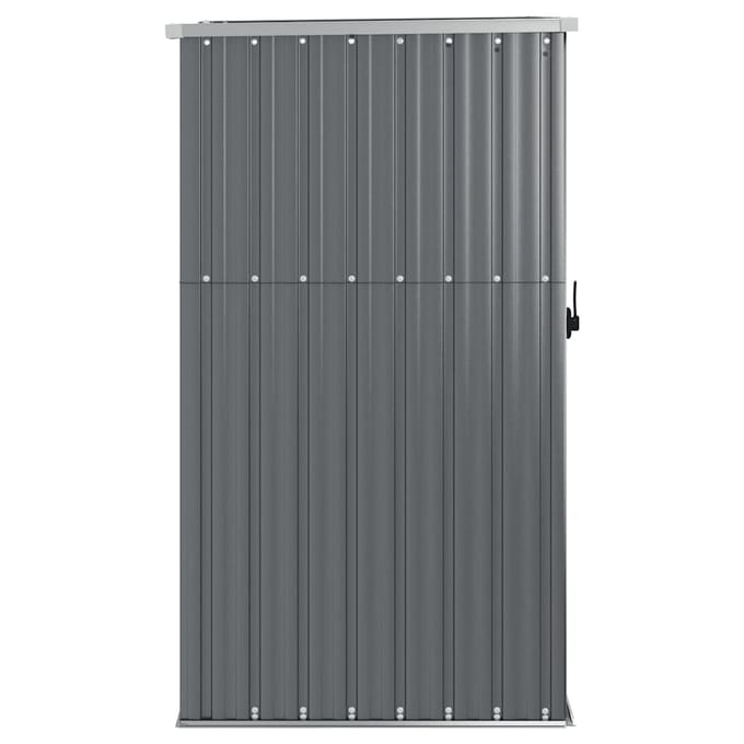 vidaXL - Tuinschuur - 88x89x161 - cm - gegalvaniseerd - staal - grijs