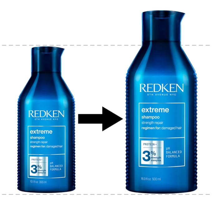 Redken Extreme Shampoo – Reinigt en versterkt beschadigd haar – 500 ml