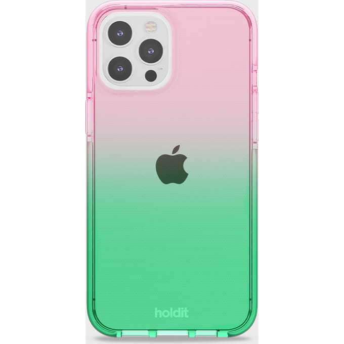 Phone case Seethru Gradient Grass Green/Bright Pink iPhone 12 Pro Max