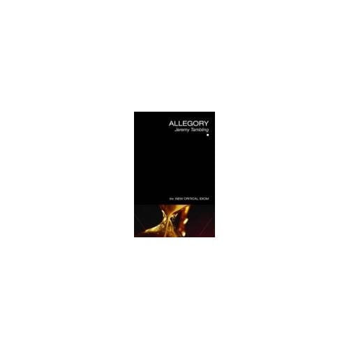 Allegory - Professor Jeremy Tambling