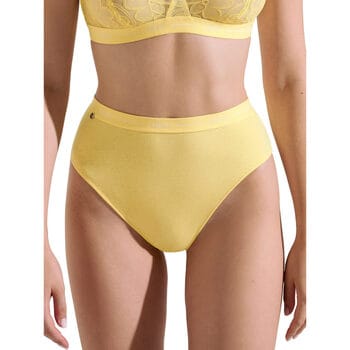 Hoge taille uitgesneden Braziliaanse slip voor dames Lisca Sunflower