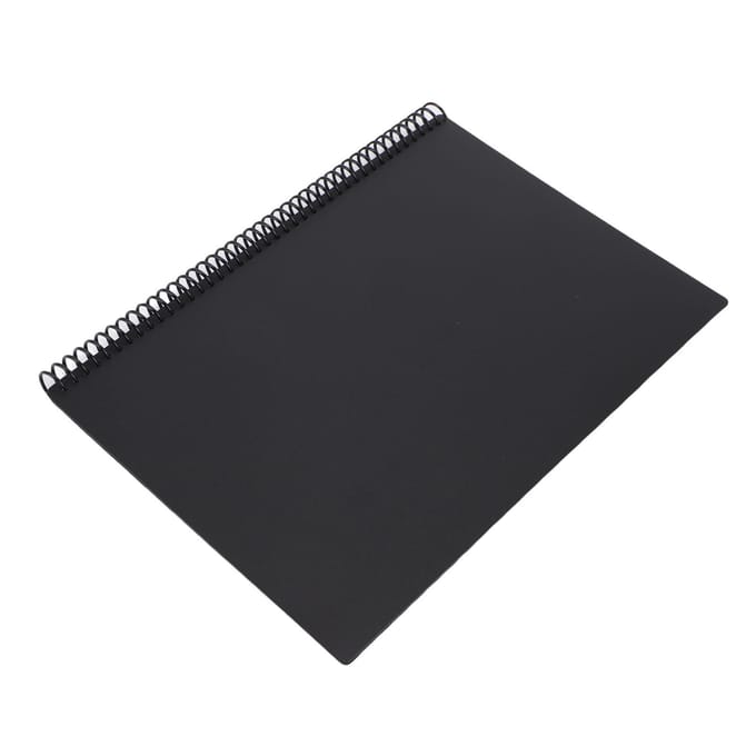 Cahier intelligent réutilisable Format Executive Connecté à l'application Effaçable Noir 180x255mm black