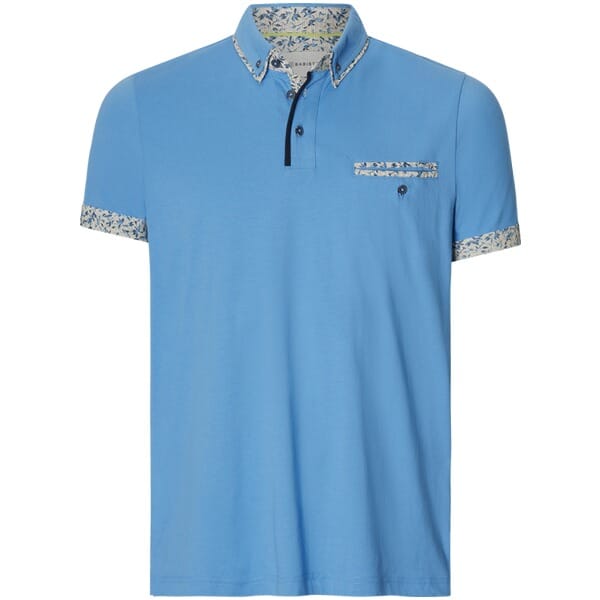 Babista herren Poloshirt - 64/66 - blauw - Plus Size