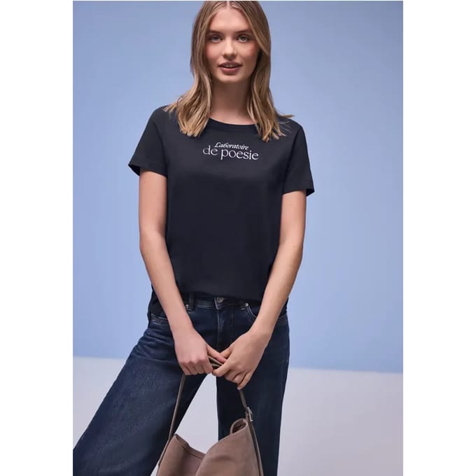 Shirt met tekst