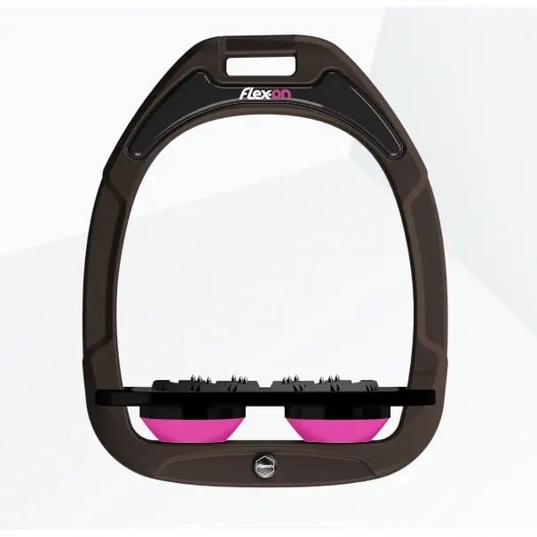 Platte Ultra Grip Beugels Bruin/Zwart/Roze Flex-On Green Composite