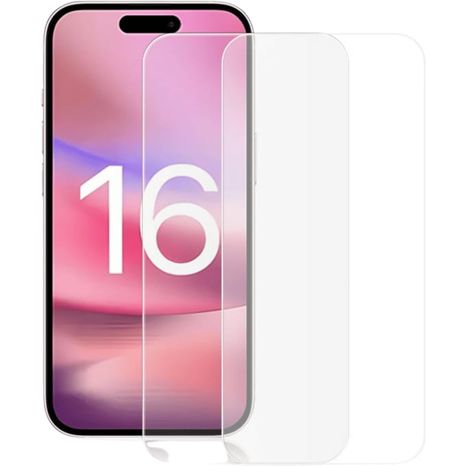 Amorus iPhone 16 Plus Screenprotector Gehard Glas Duo Pack