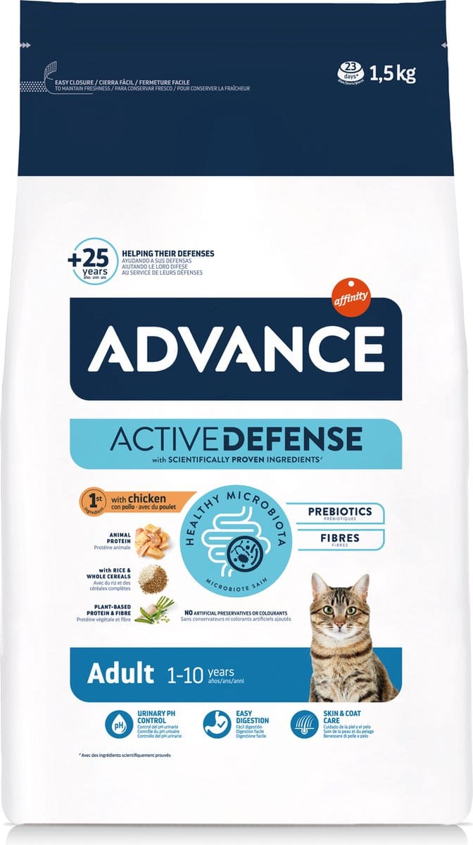 Advance - Adult - Chicken/Rice - Kattenvoer - 1,5 kg