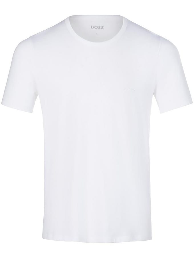 HUGO BOSS Classic T-shirts regular fit (3-pack) - heren T-shirts O-hals - wit - Maat: XL