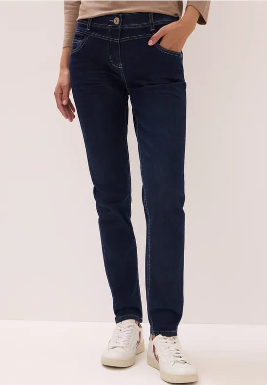 Casual fit gespoelde jeans
