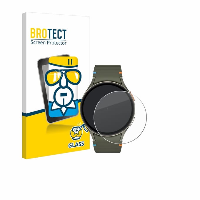 BROTECT - Glas Screenprotector voor Samsung Galaxy Watch 7 (44 mm) - Gehard Beschermglas 9H