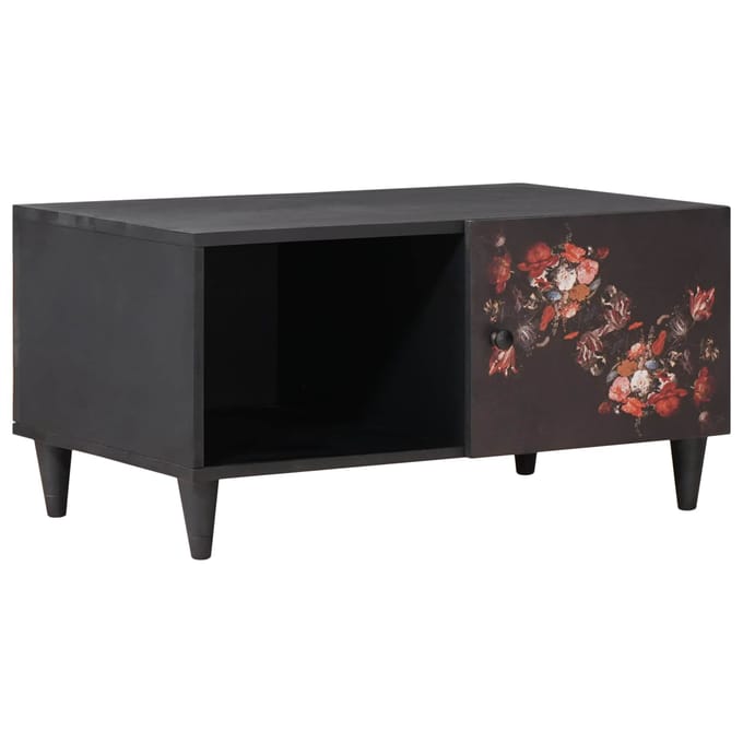 vidaXL - Salontafel - Multikleur - 80 - x - 50 - x - 40 - cm - Massief - Mango - Hout