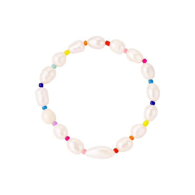 Armband parels en kralen - Yehwang - Armband - One size - Goud
