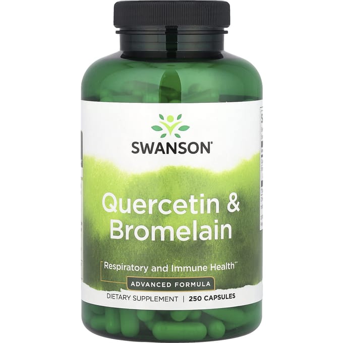 Quercetine & Bromelaïne, Ademhalingsgezondheid, 250 capsules