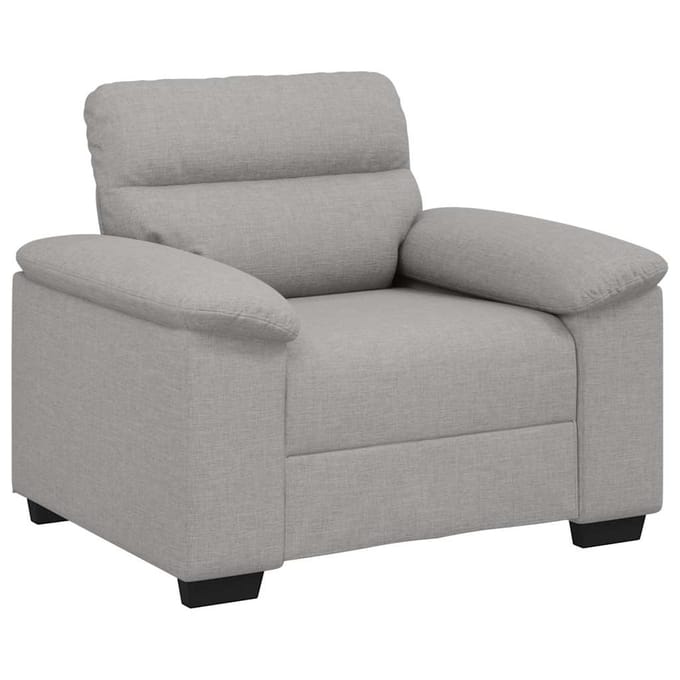 vidaXL - Sofastoel - Wolkgrijs - 100x81x84 - cm - Stof