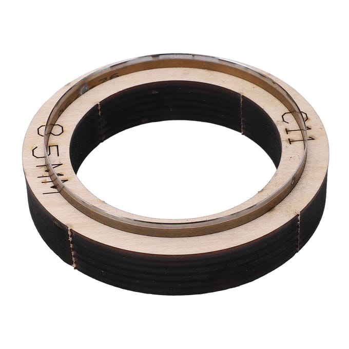 Matrice de découpe cuir Bande C11 Réutilisable Opération simple Carte de contrôle d'accès Découpeuse cuir DIY black