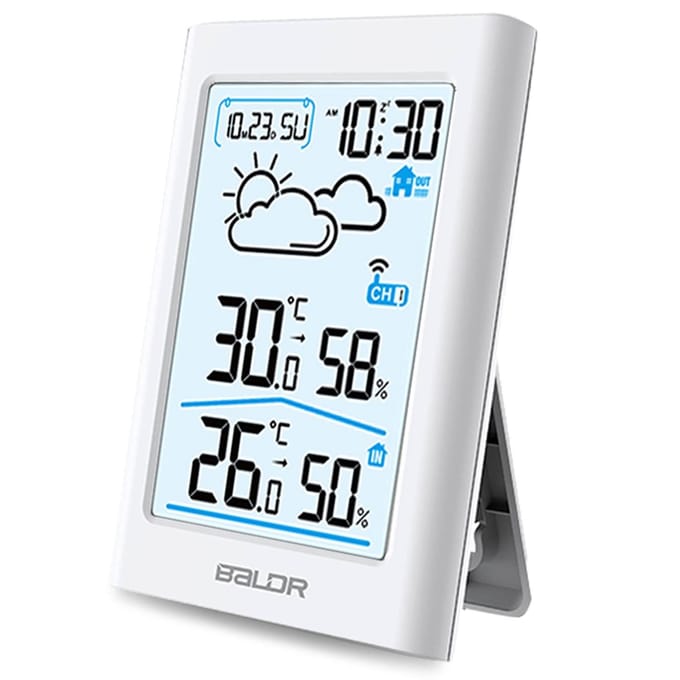 Weerstation - wit - display - BD-911