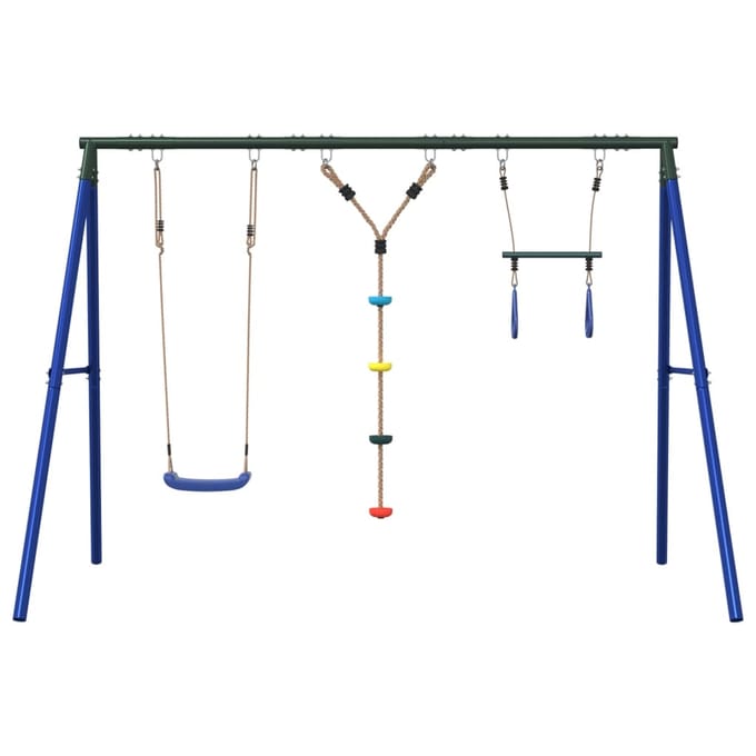 vidaXL Schommelset met schommels, trapeze en ladder