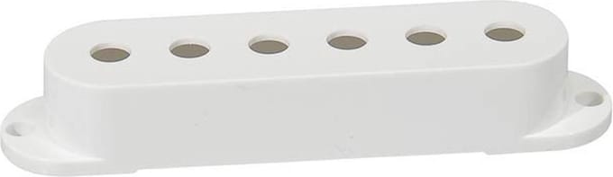 Boston SPC-62-WH pickup cover single coil, 52mm spacing, 82,0-70,0x18,0mm, 3 stuks, wit
