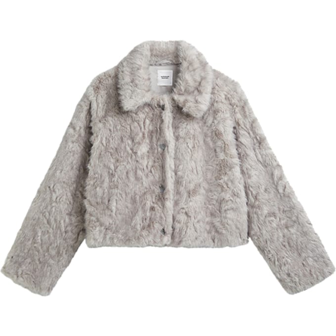 Summum Jacket Soft Faux Fur Jackets Lichtgrijs 1s1320-12525
