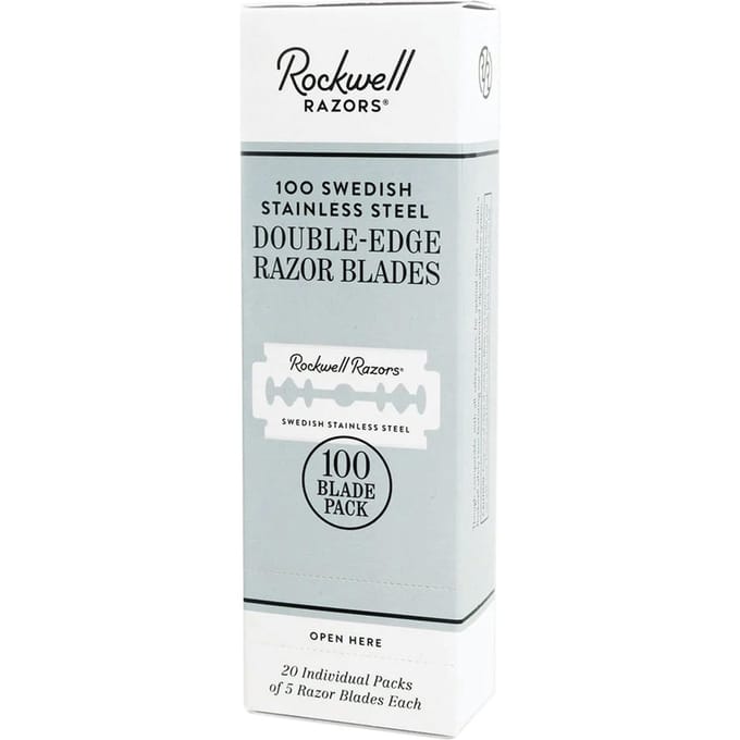 Rockwell Razor Blades (100 pieces) | Double Edge Razor Blades