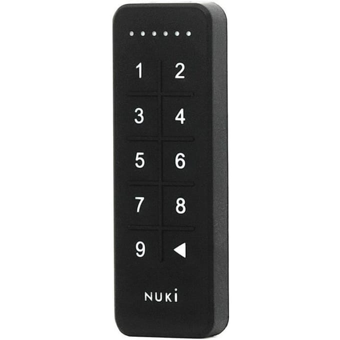 Nuki Keypad – Slimme Deuropener met Toegangscode – voor Nuki Smart Lock – Zwart