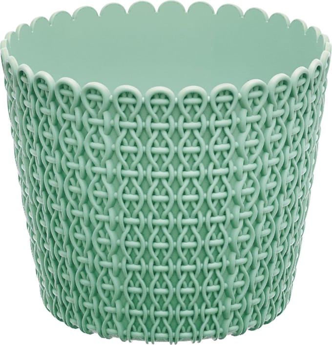 Bloempot Buiten Binnen Rond Nitly 26cm SALIEGROEN Prosperplast / 2 STUKS ! /