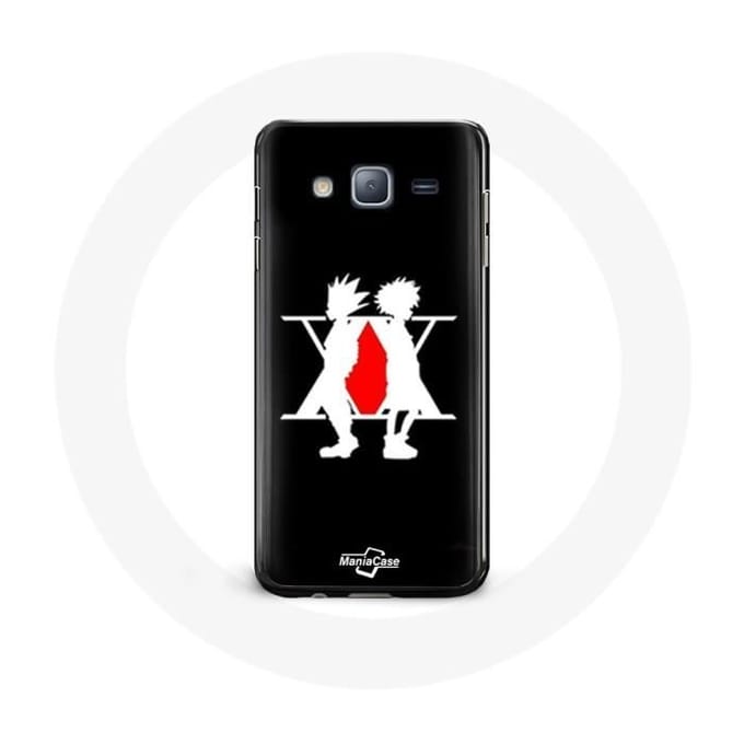 Coque pour Samsung Galaxy A3 Hunter x Hunter Manga Logo Noir