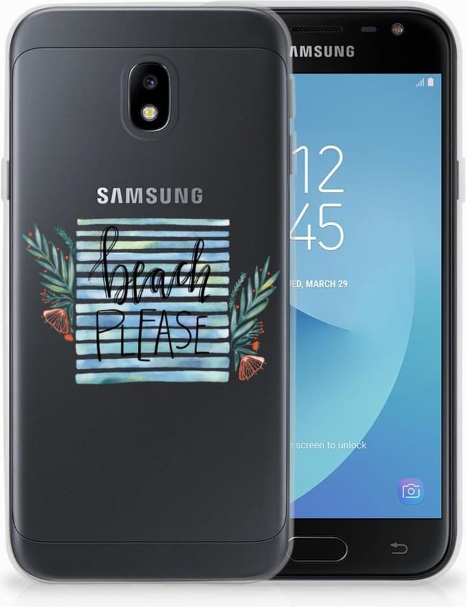 Samsung Galaxy J3 2017 Telefoonhoesje met Naam Boho Beach