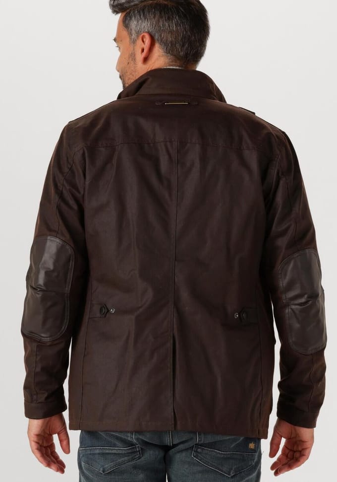 BARBOUR Ogston Wax Jacket Jassen Heren - Winterjas - Bruin - Maat XXL
