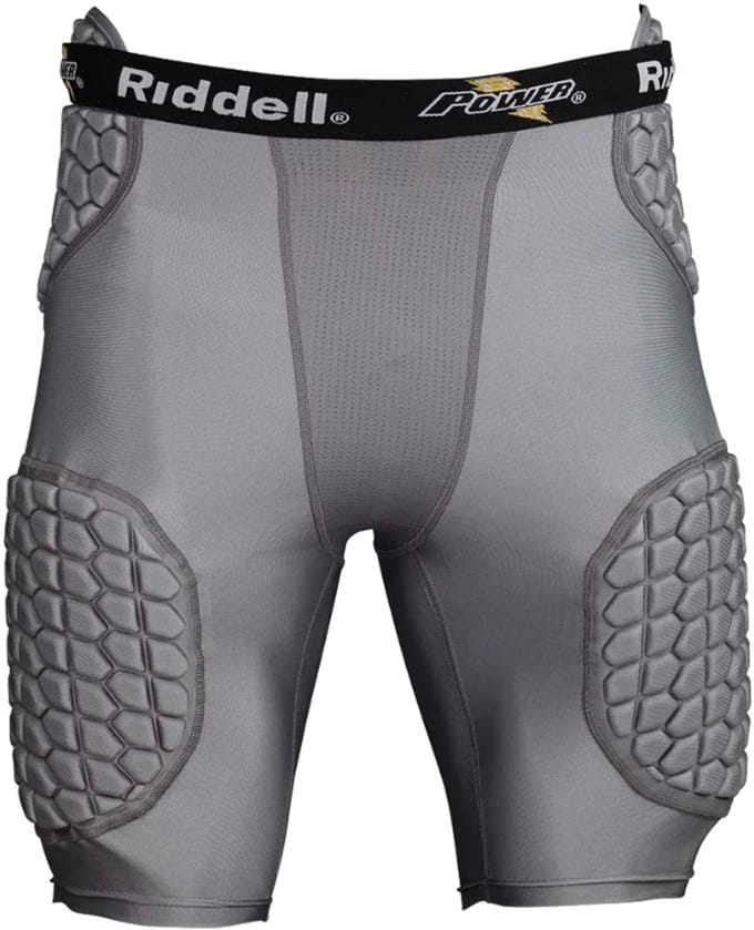 Riddell Power WT Girdle (RGWPWT) S Grey Girdle Pants voor Sport American Football