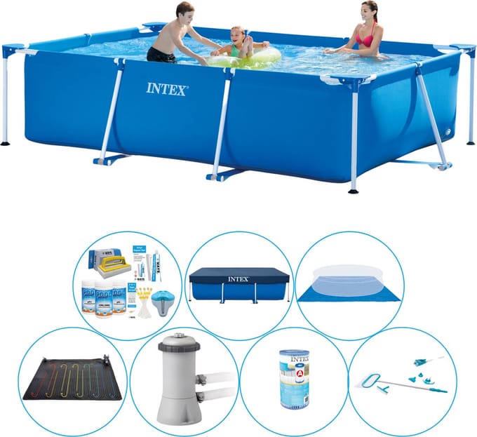 Frame Pool Rechthoekig 300x200x75 cm - Zwembad Set