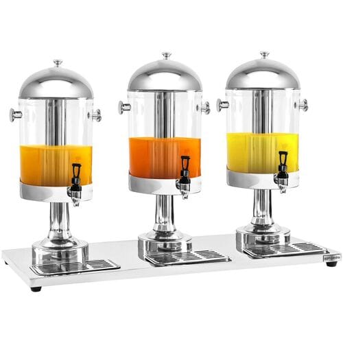 GGM Gastro Saftspender - 3x 7,5 Liter - Edelstahl