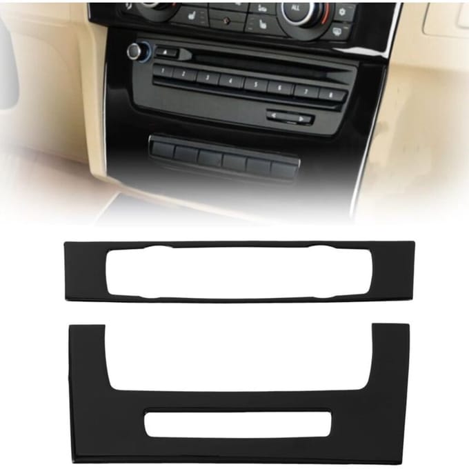 E90/E92 Console CD/AC Paneel Cover, Auto Interieur Sticker geschikt voor Mercedes-Benz E90/E92 (2005-2015)