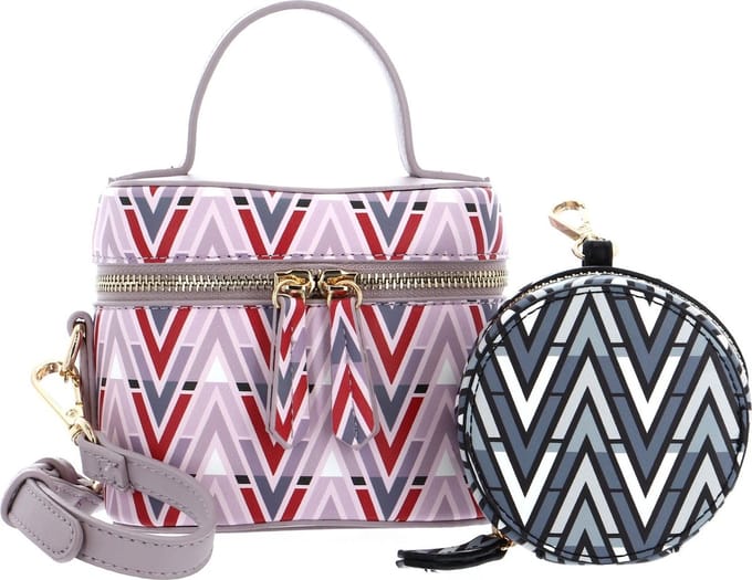 VALENTINO Schoudertas Avondtas Tonic Princess Bag Rosa / Multi Veelkleurig