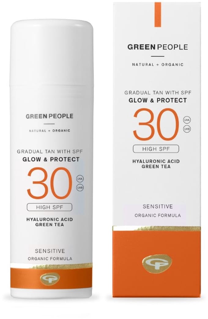 Green People - Zelfbruiner - Zonnebrand - Glow & Protect - SPF30