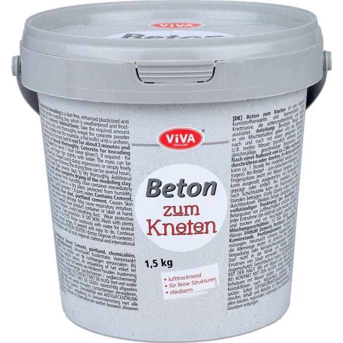 Viva Decor Kneedbeton 1,5 Kg Grijs