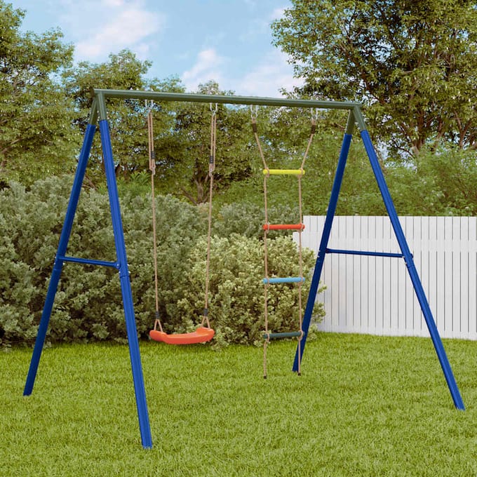 vidaXL Schommelset met schommel en ladder