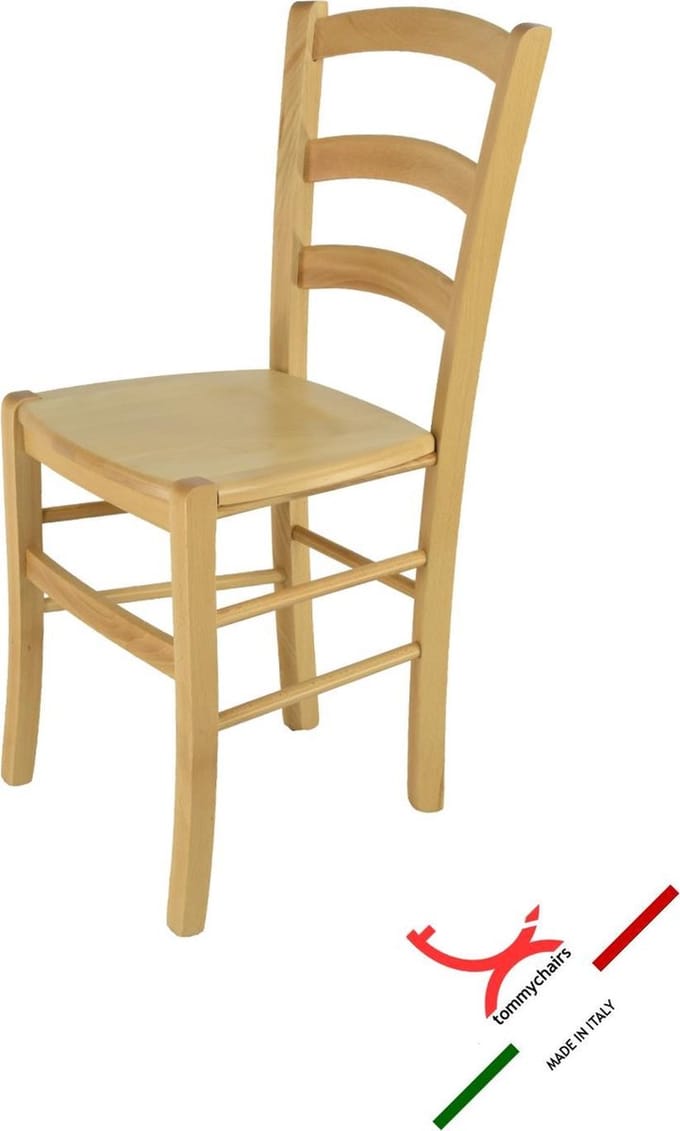 Tommychairs Venice - Eetkamerstoel - 1 Stuk - Naturel - Hout