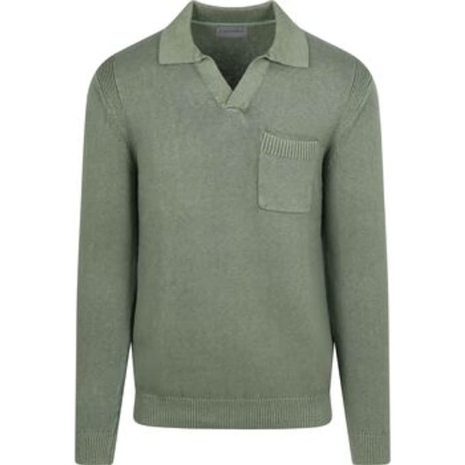 Suitable Raw Trui Riva Knit Groen - Maat L - Heren - Pullover