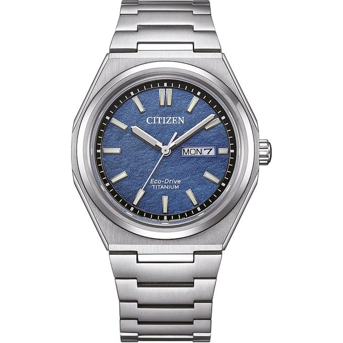 Citizen AW0130-85LC Horloge - Titanium - Zilverkleurig - Ø 40 mm