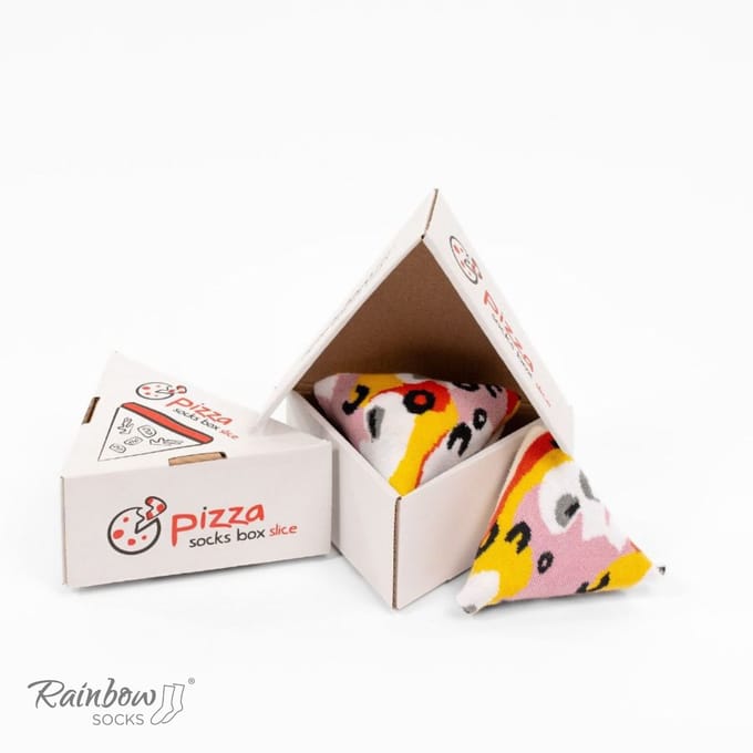 Rainbow Socks Serie - Pizza Sokken - Capricciosa - EU 36-40