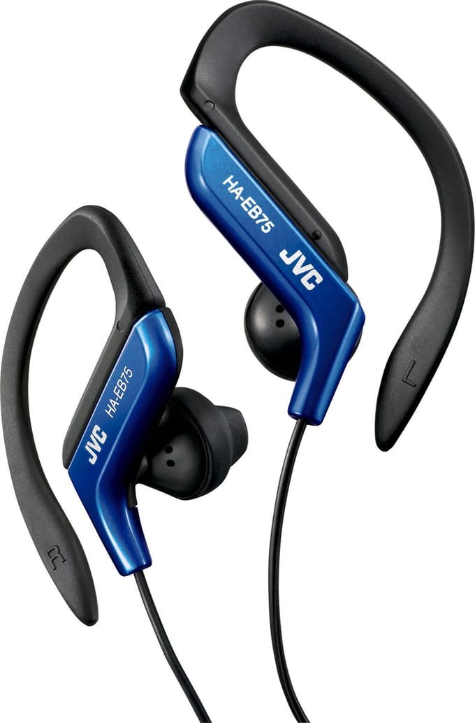 JVC HA-EB75-A-N - Sport Clip hoofdtelefoon - Blauw