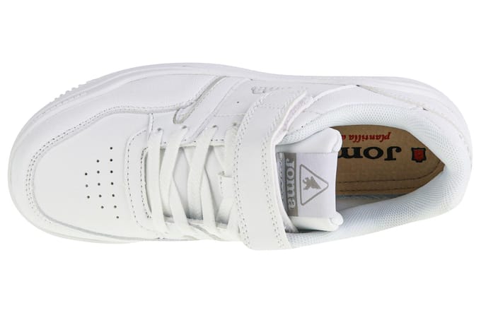 Joma Platea Low Jr 24 JPLAMS, voor een jongen, Wit, Sneakers, maat: 32