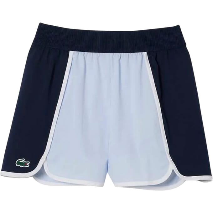 Lacoste Dames/Dames Diamond Taffeta Stretch Sport Shorts (Blauw)